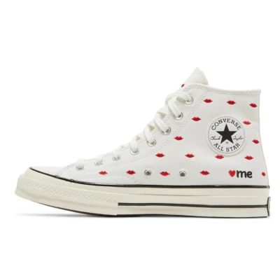 Chuck 70 Embrace Lips High ‘Love me - Vintage White