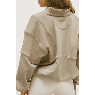 Retro Half Zip DESERT LUXE FRENCH TERRY