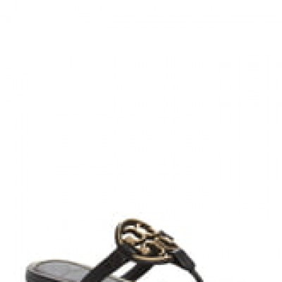 Womens Tory Burch Metal Miller Flip Flop